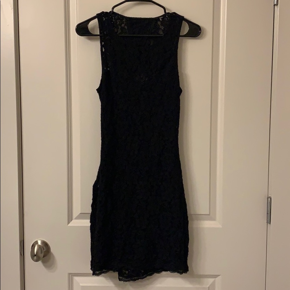 Lacey black dress